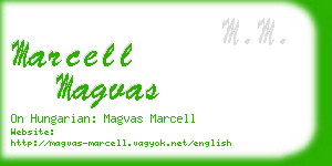 marcell magvas business card